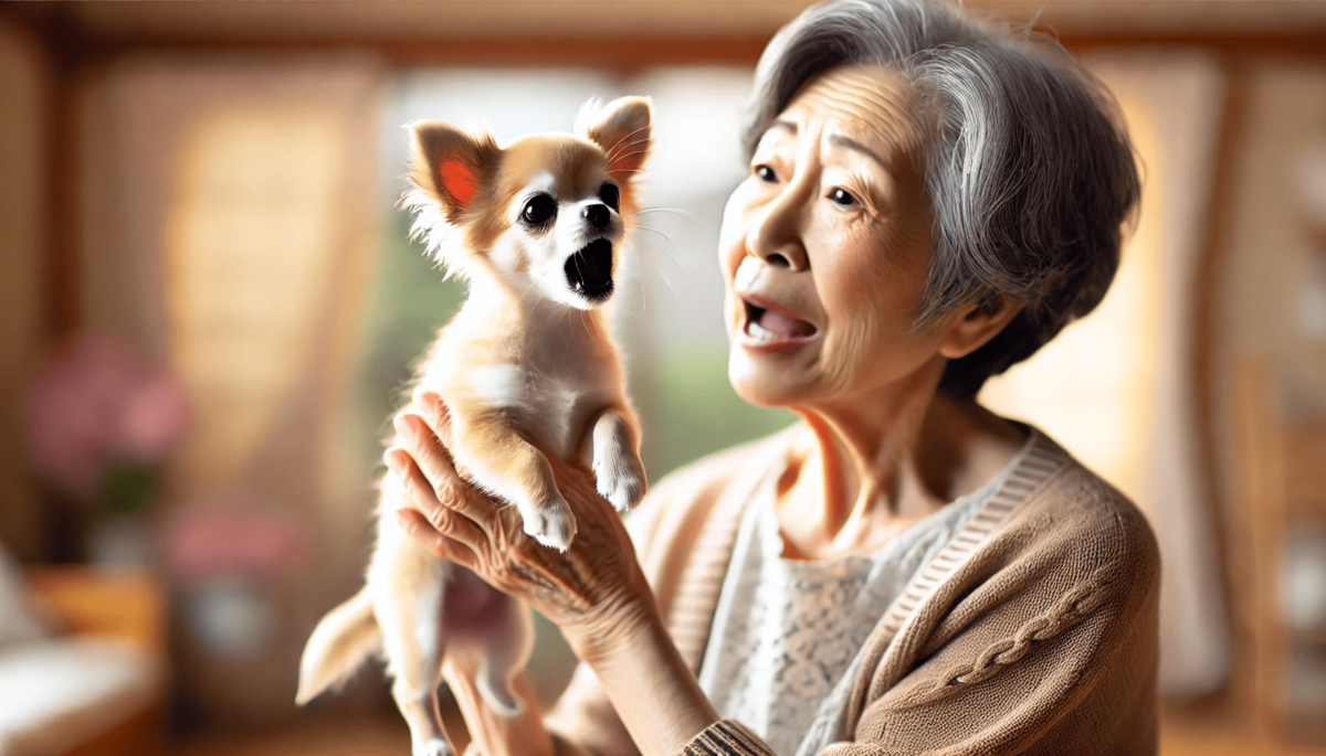 「お隣の犬より小さくてかわいいわ！」おばあさん、ごはんとお水をください！わたしは今日なにも食べていません！｜ゴールドライフオンライン