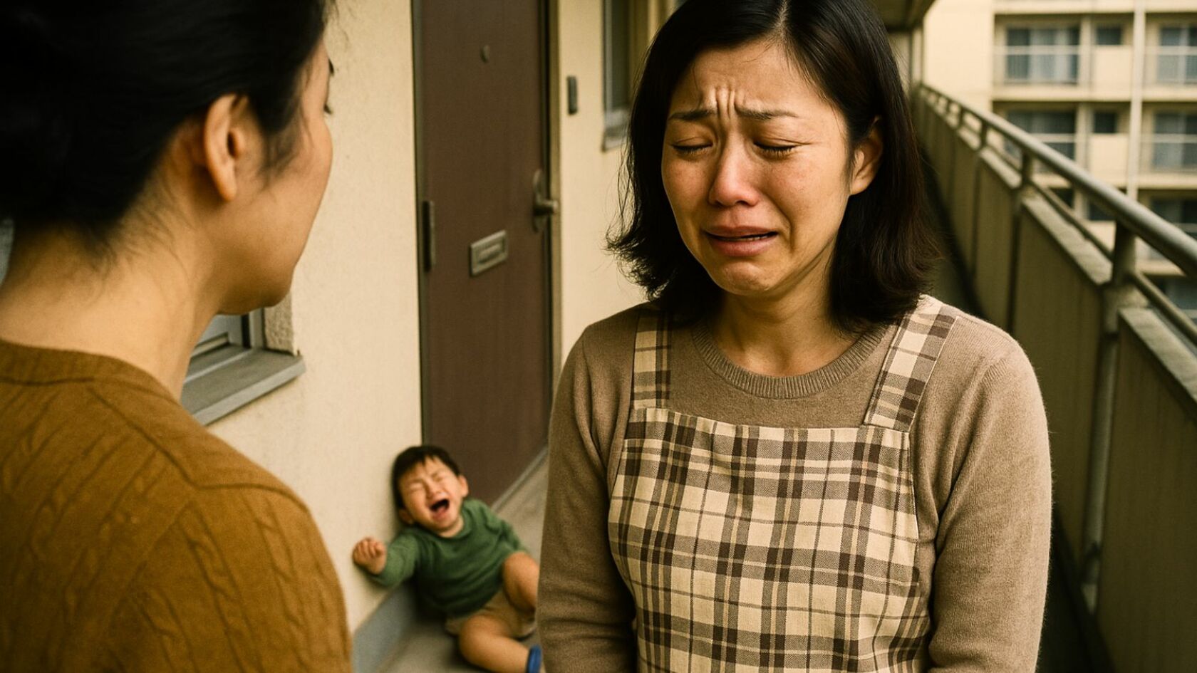 玄関先で寝転び、泣き喚くお隣のJ君。奥さんはどうすることもできないまま、あの子は自閉症だ、とカミングアウトして…|ゴールドライフオンライン