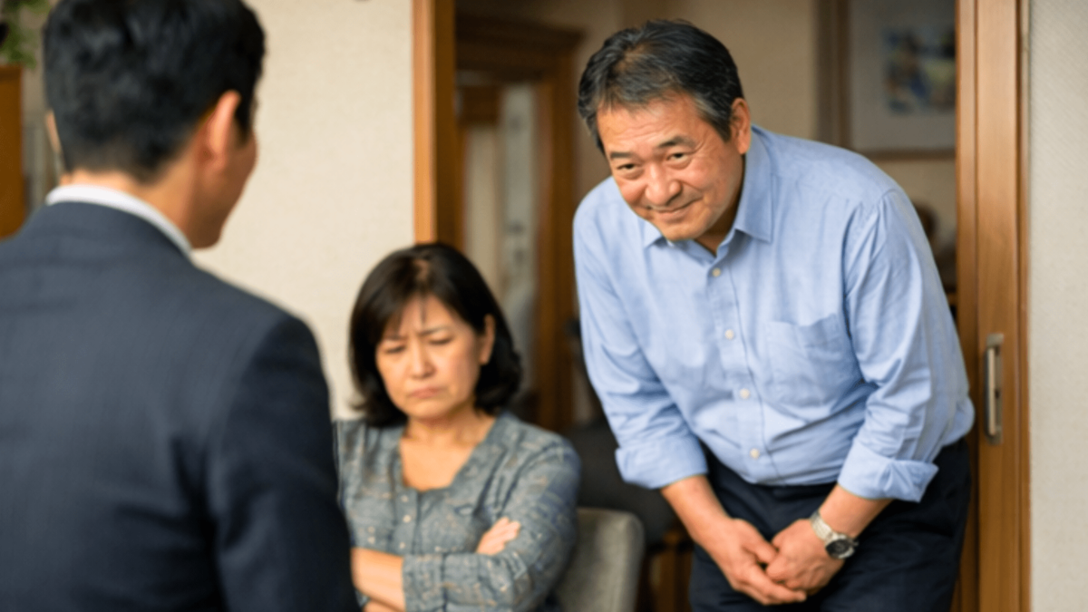 娘 の 彼氏 が 挨拶 に 来る